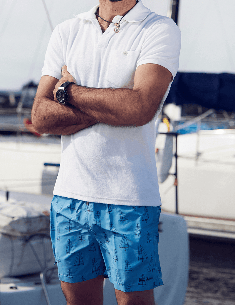 Alan Roura Rivea maillot de bain Riveart éco-responsable sustainable swimwear men homme luxe luxury swiss