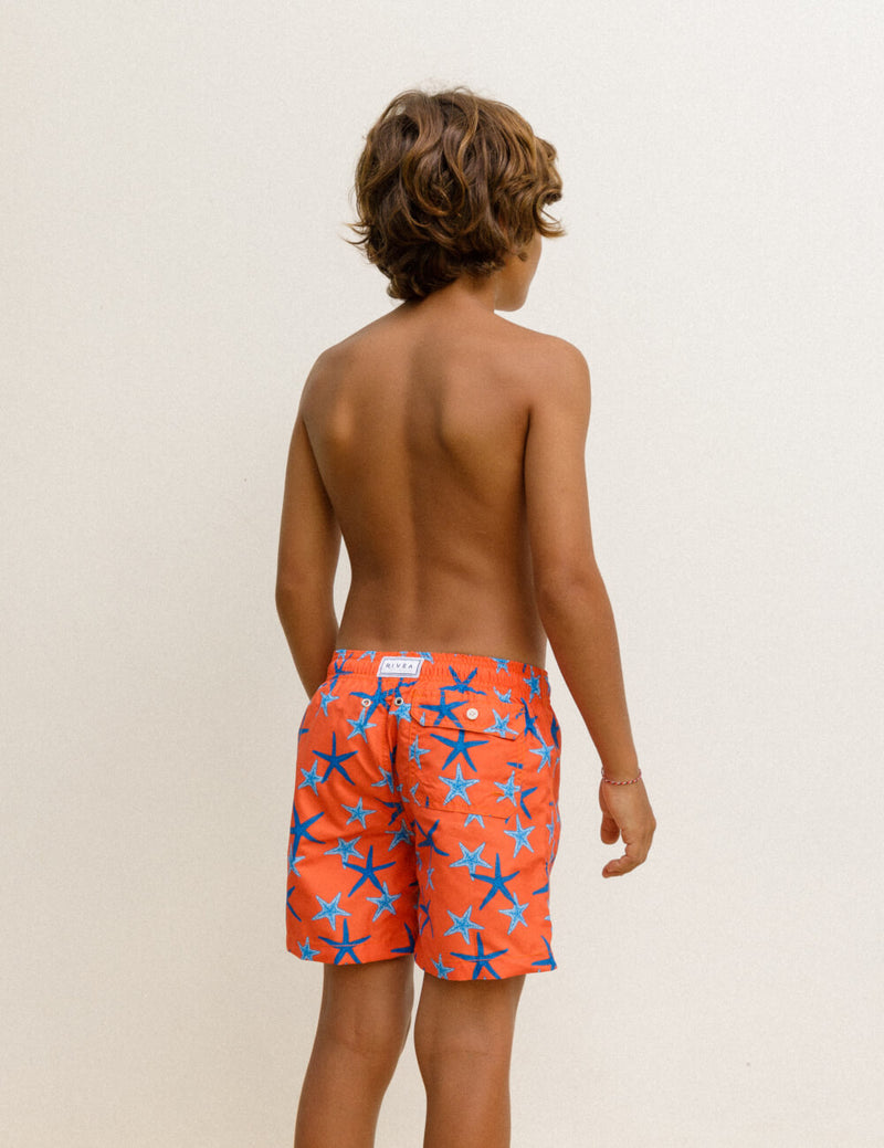 Kid ~ Etoiles de mer - Orange
